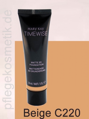 Mary Kay TimeWise Matte 3D Foundation, Beige C 220