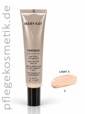 Mary Kay TimeWise Matte 3D Foundation Grundierung Light 3