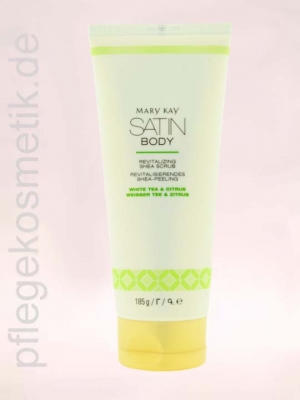 Mary Kay Satin Body Revitalizing Shea Scrub Peeling, Withe Tea & Citrus