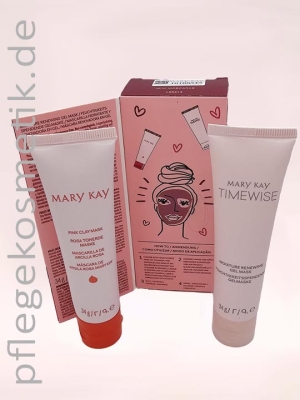 Mary Kay Masking Minis Set TimeWise Renewing Gel Maske + Pink Clay Rosa Tonerde Maske
