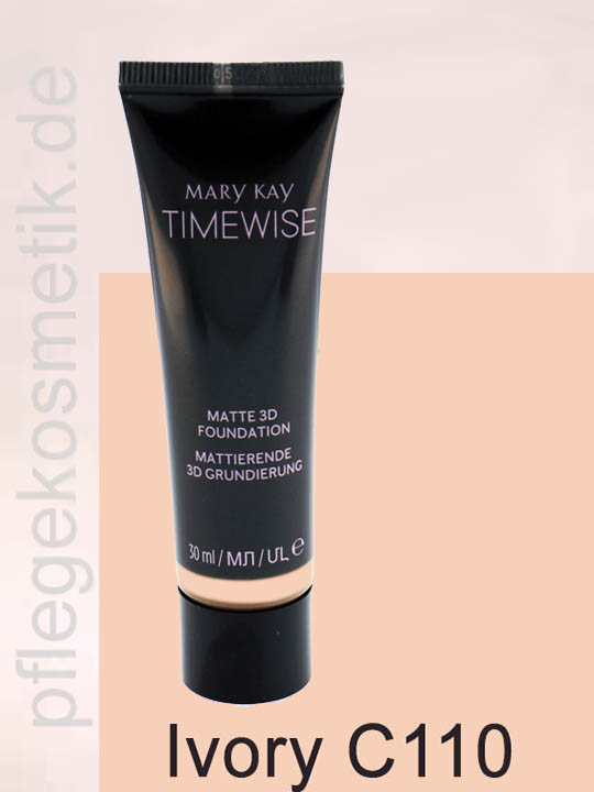 Mary Kay TimeWise Matte 3D Foundation, Ivory C 110