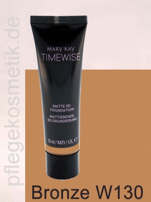 Mary Kay TimeWise Matte 3D Foundation, Bronze W 130