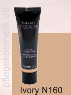 Mary Kay TimeWise Matte 3D Foundation, Ivory N 160 Mary Kay TimeWise Matte 3D Foundation, Ivory N 160