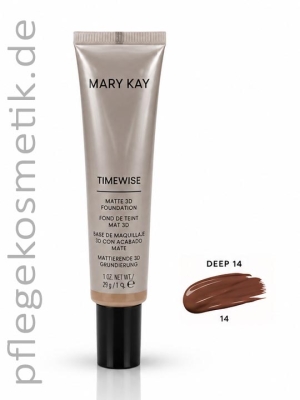 Mary Kay TimeWise Matte 3D Foundation Grundierung Deep 14