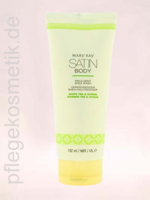 Mary Kay Satin Body Indulgent Shea Wash Duschgel - White Tea and Citrus