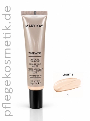 Mary Kay TimeWise Matte 3D Foundation Grundierung Light 1