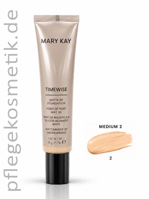 Mary Kay TimeWise Matte 3D Foundation Grundierung Medium 2