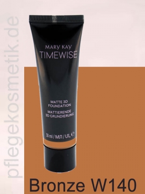 Mary Kay TimeWise Matte 3D Foundation, Bronze W 140