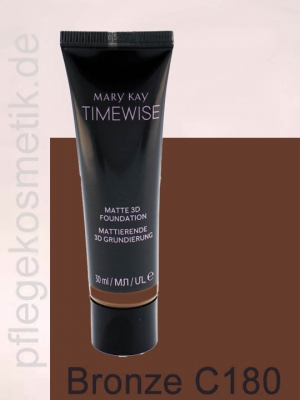 Mary Kay TimeWise Matte 3D Foundation, Bronze C 180