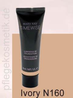 Mary Kay TimeWise Luminous 3D Foundation, Ivory N160 Mary Kay TimeWise Luminous 3D Foundation, Ivory N160