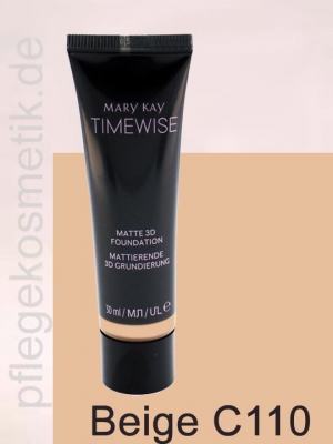 Mary Kay TimeWise Matte 3D Foundation, Beige C 110