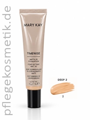 Mary Kay TimeWise Matte 3D Foundation Grundierung Deep 2