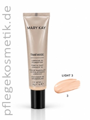 Mary Kay TimeWise Luminous 3D Foundation Grundierung Light 3