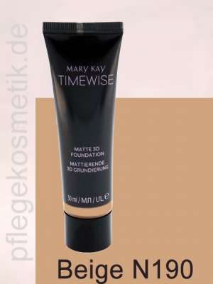 Mary Kay TimeWise Matte 3D Foundation, Beige N 190