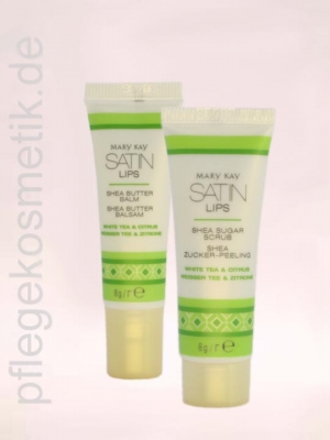 Mary Kay Satin Lips Set - Shea Sugar Scrub & Shea Butter Balm